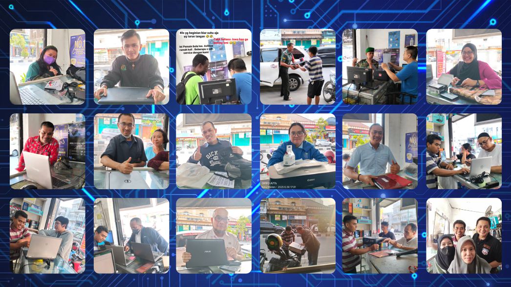 Servis laptop cepat dan profesional di Medan